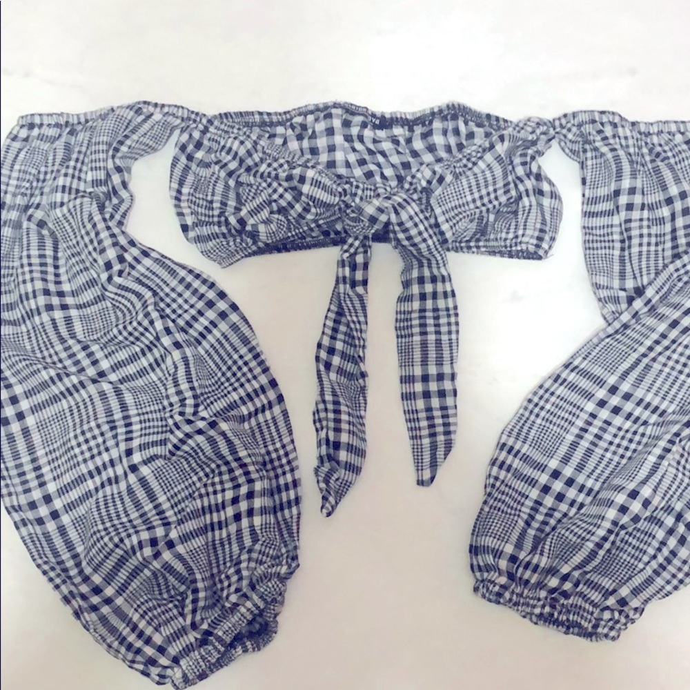 Gingham Crop Top